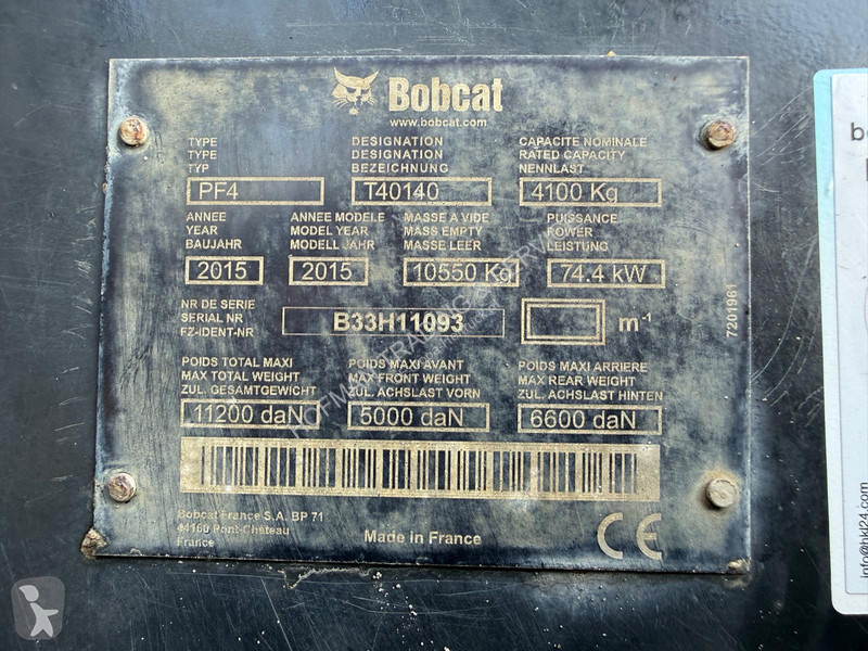 رافعة شوكية تلسكوبية Bobcat