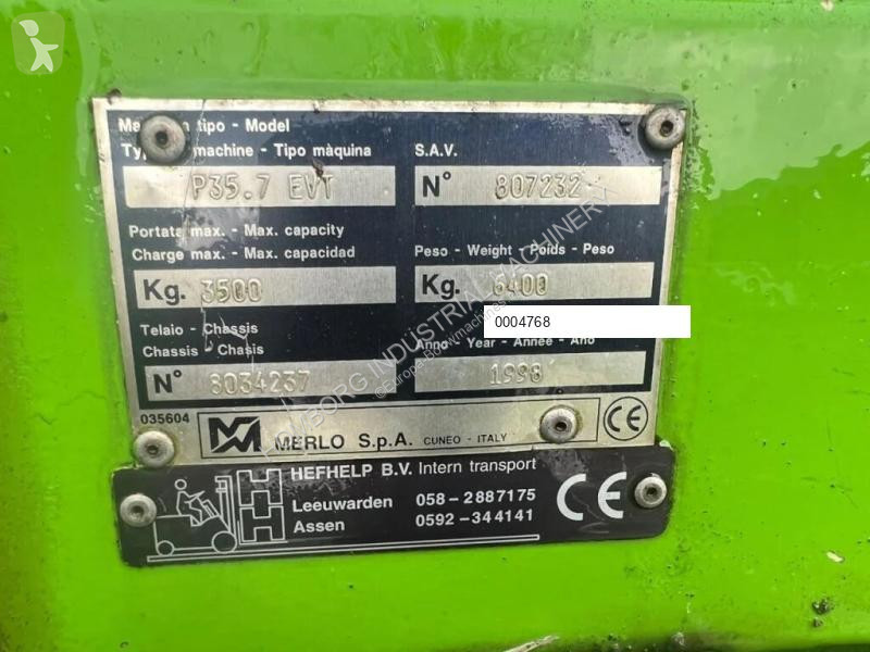 Teleskopisk truck Merlo P35.7 EVT Perkins...
