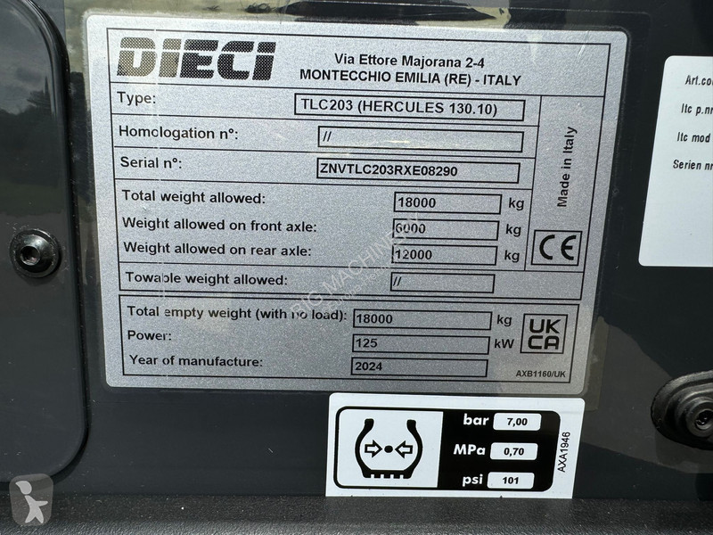 Chariot télescopique Dieci HERCULES 130.10...