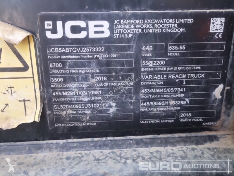 Chariot télescopique JCB 535-95