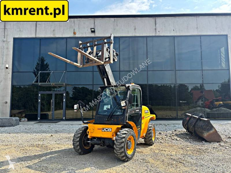 رافعة شوكية تلسكوبية JCB 520-40 4WS ŁADOWARKA...