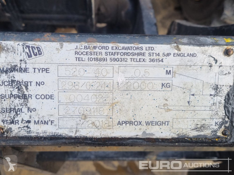Chariot télescopique JCB 520-40