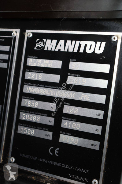 Телескопический погрузчик Manitou MLT 741-140