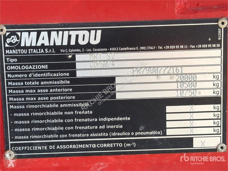 Телескопічний навантажувач Manitou MRT2550...