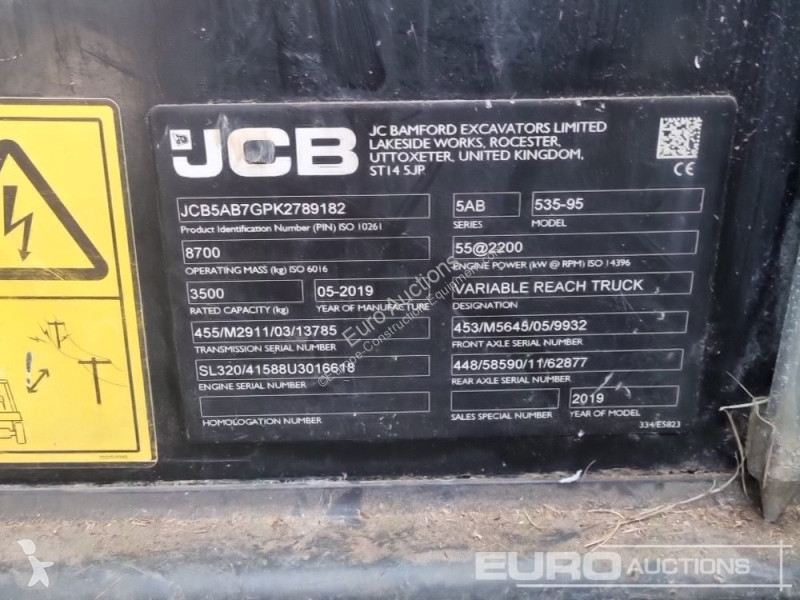 Încărcător telescopic JCB 535-95