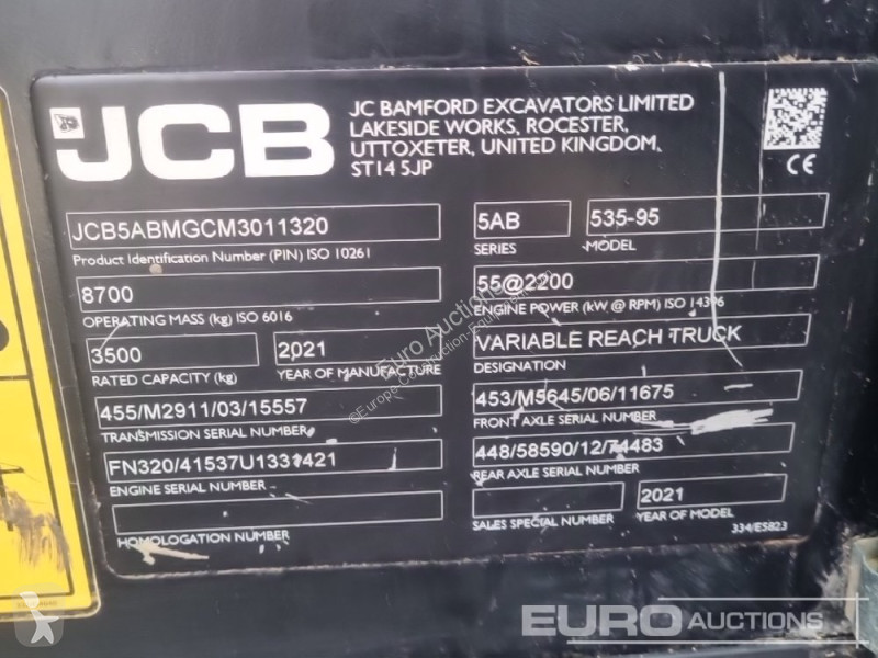Chariot télescopique JCB 535-95