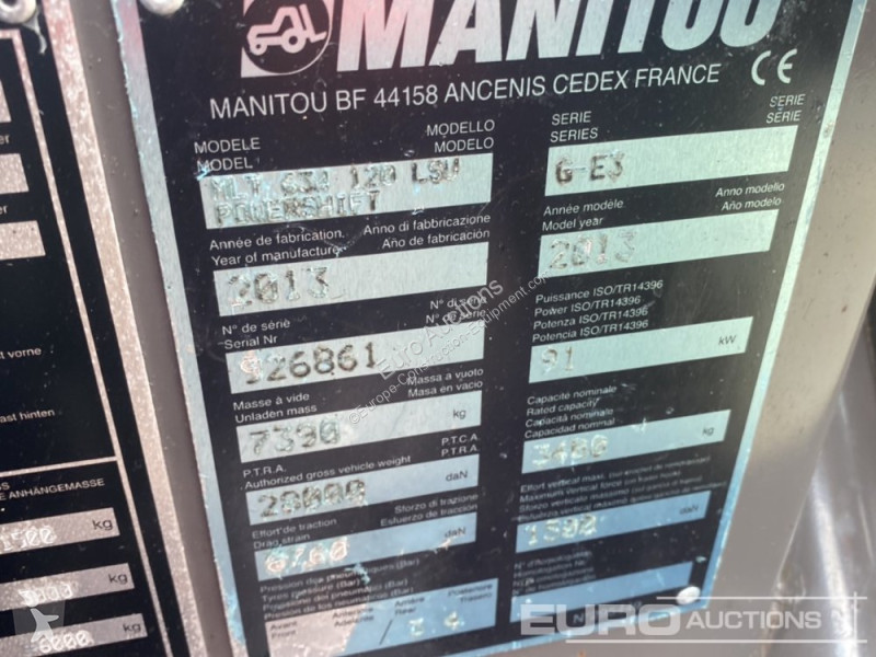 Chariot télescopique Manitou MLT634 -120LSU