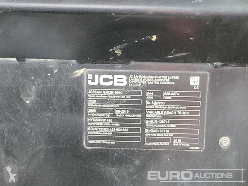 Încărcător telescopic JCB 525-60 Hi Viz