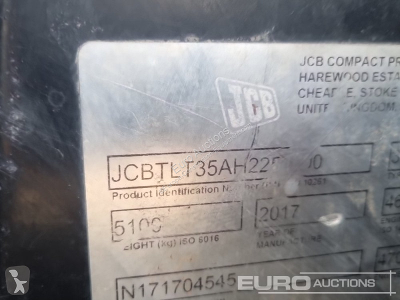 Chariot télescopique JCB 35DTCR T4