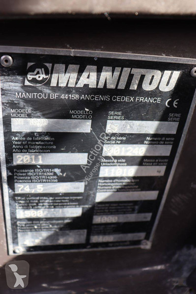 Телескопический погрузчик Manitou