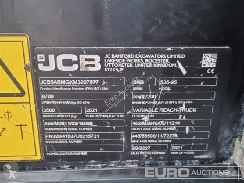 Chariot télescopique JCB 535-95