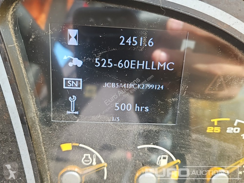 Teleskopický vozík JCB 525-60 Hi Viz