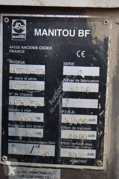 Chariot télescopique Manitou -2.5