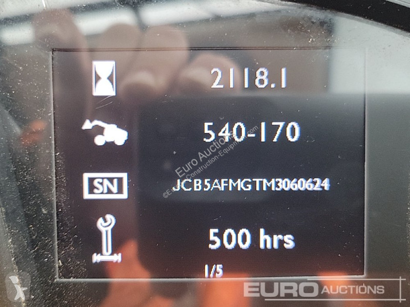 Teleskopický vozík JCB 540-170