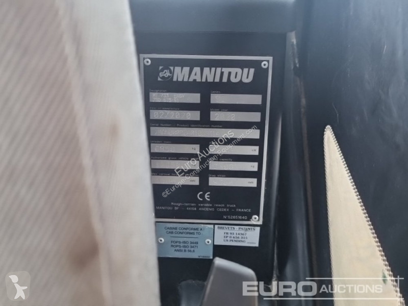Teleskopický vozík Manitou MT733 Easy