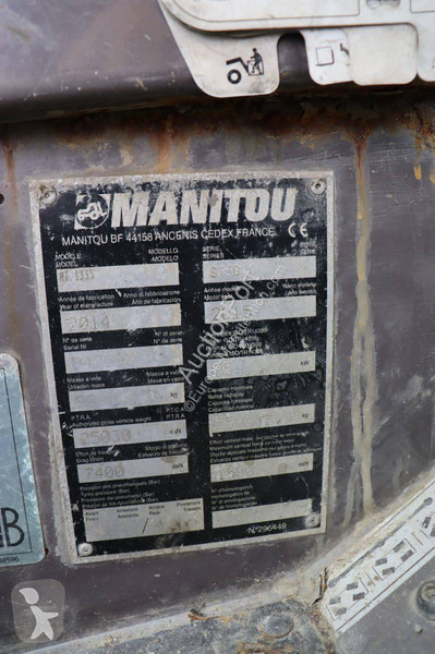 Carretilla telescópica Manitou MT1335