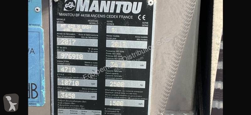 Телескопический погрузчик Manitou