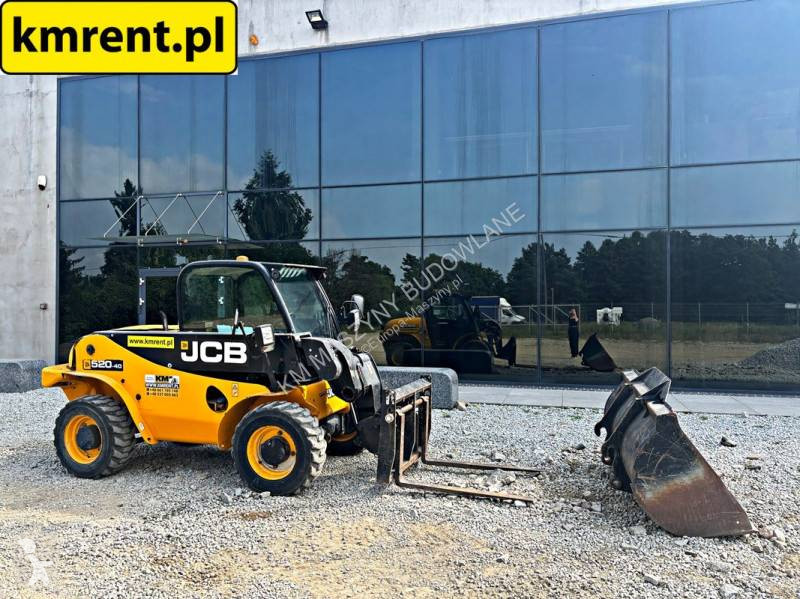 رافعة شوكية تلسكوبية JCB 520-40 4WS ŁADOWARKA...