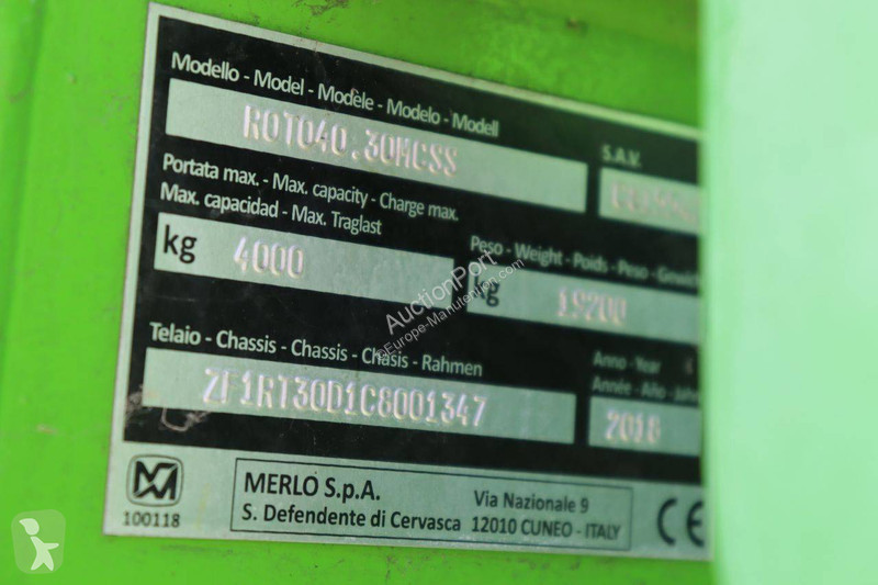 Chariot télescopique Merlo ROTO 40.30MCSS