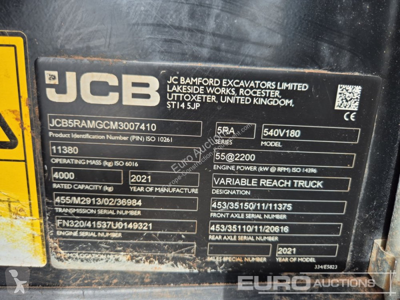 Sollevatori telescopici JCB 540-180 Hi Viz