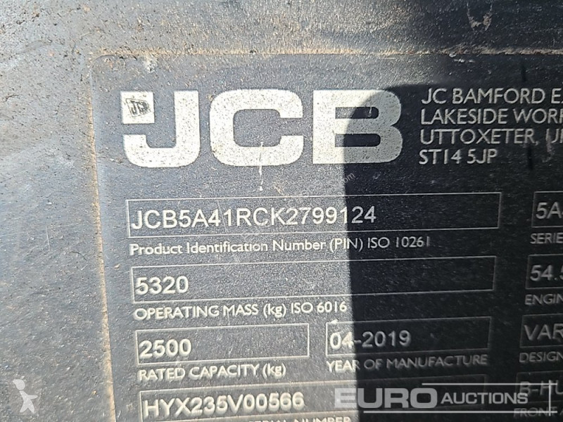Teleskopický vozík JCB 525-60 Hi Viz