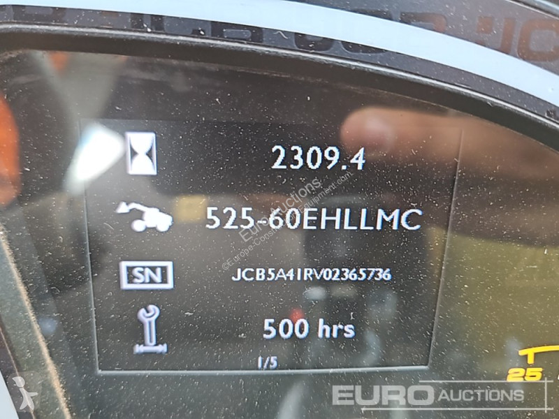 Teleskopický vozík JCB 525-60 Hi Viz