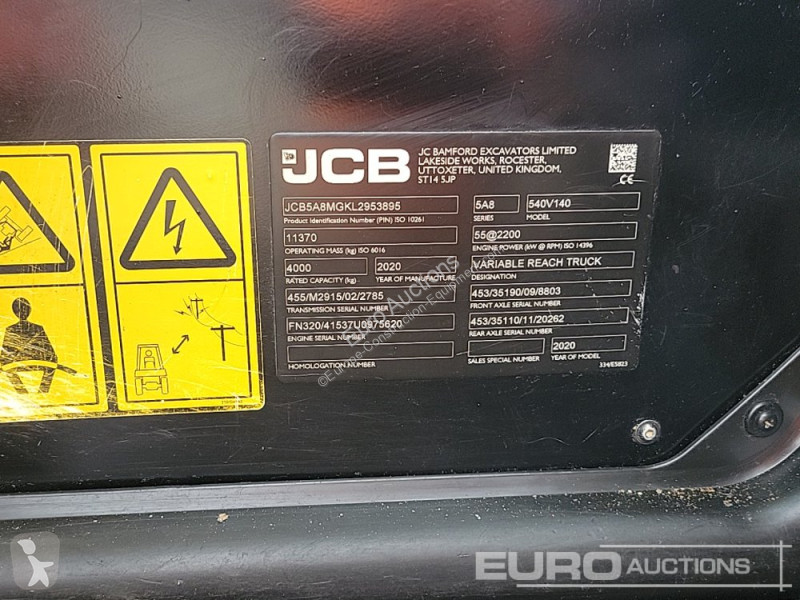 Teleskopický vozík JCB 540-140 Hi Viz