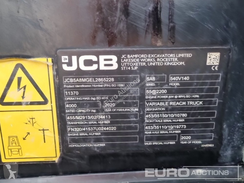 Teleskopický vozík JCB 540-140 Hi Viz