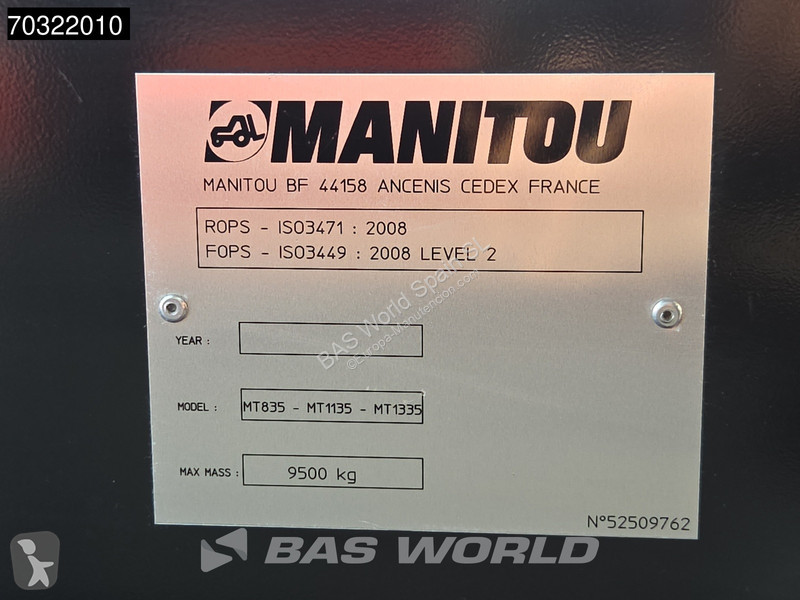 Carretilla telescópica Manitou MT1335 MT1335 Sway