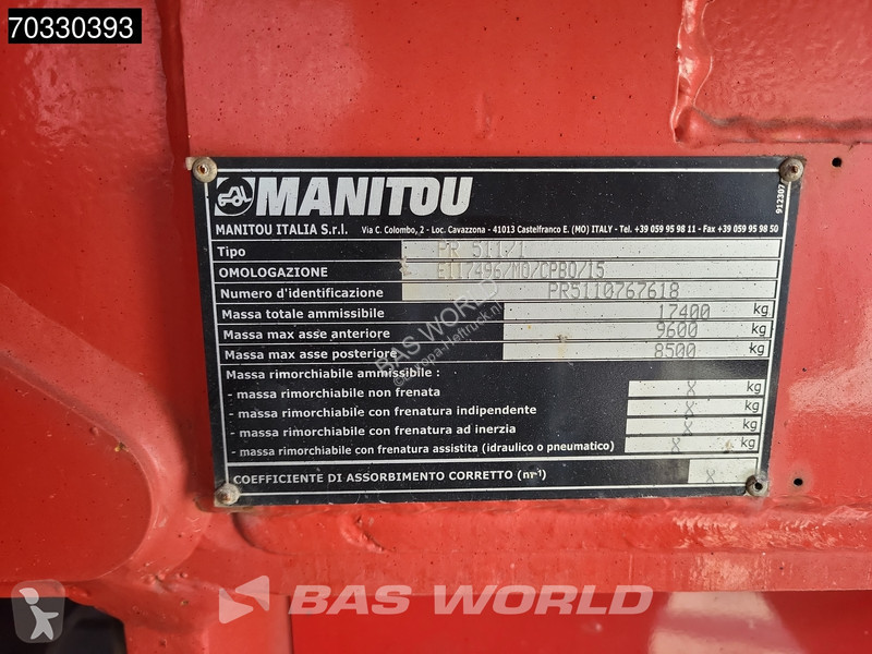 Carretilla telescópica Manitou MRT 2150 Remote...