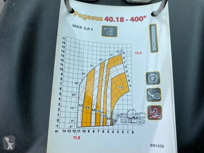 Încărcător telescopic Dieci PEGASUS 40.18 400...