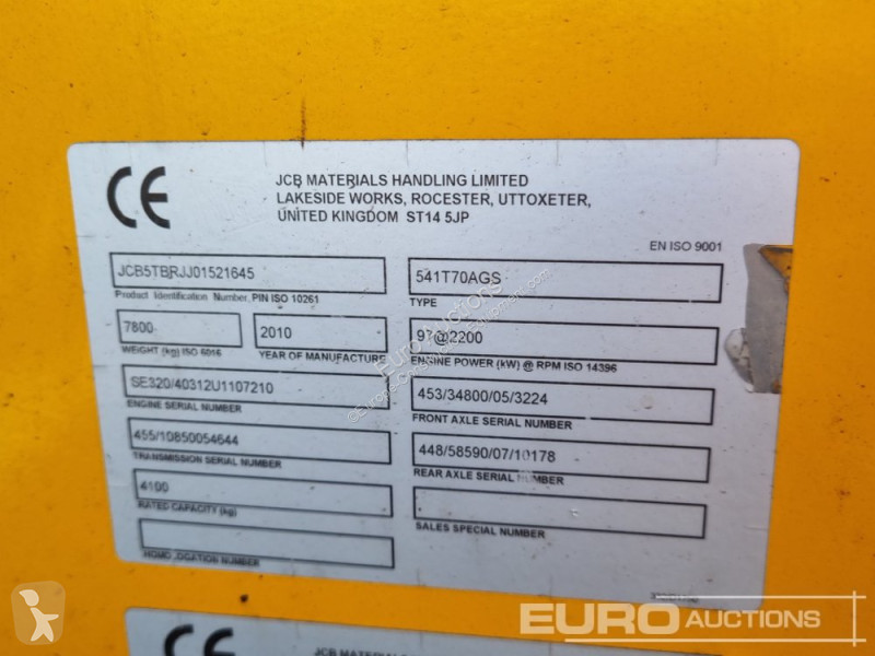 Teleskopický vozík JCB 541-70 Agri Super