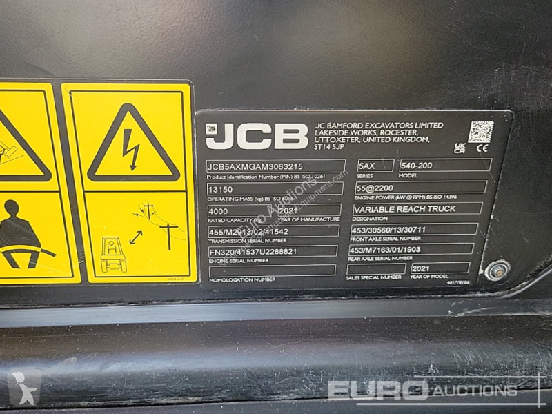 Încărcător telescopic JCB 540-200