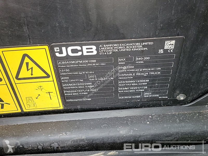 Încărcător telescopic JCB 540-200