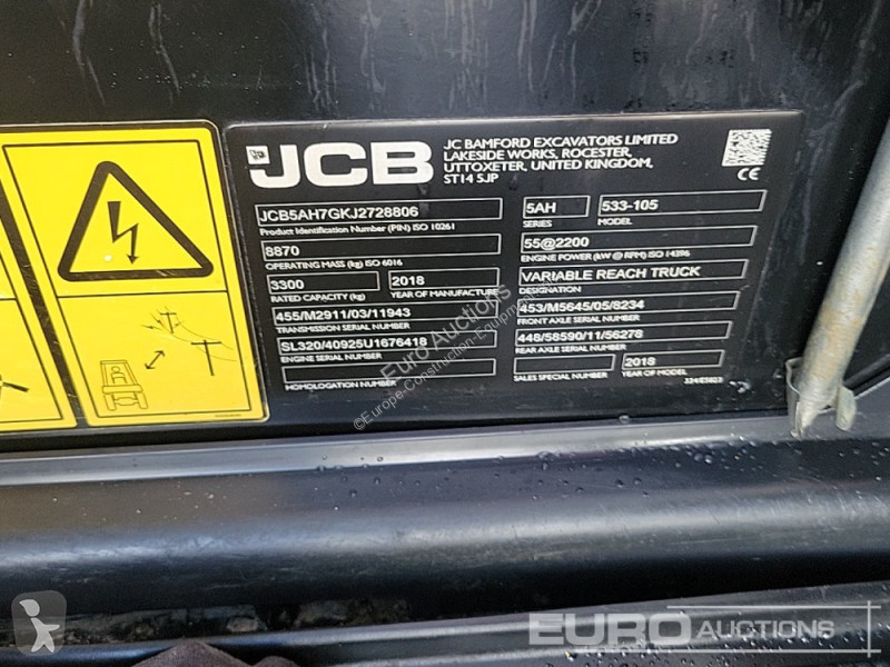 Chariot télescopique JCB 533-105
