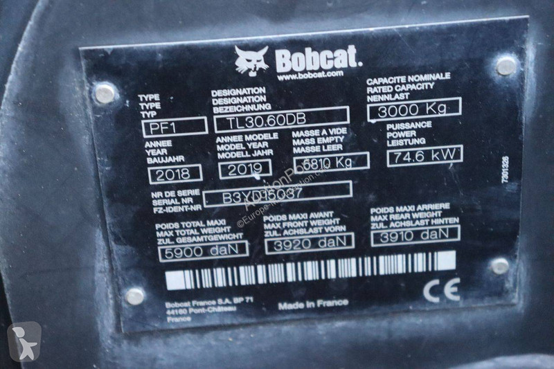 Empilhador telescópico Bobcat PF1/TL30.60