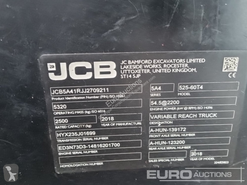 Sollevatori telescopici JCB 525-60 Hi Viz