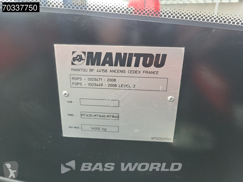 Carretilla telescópica Manitou MT1840 A/C - Sway