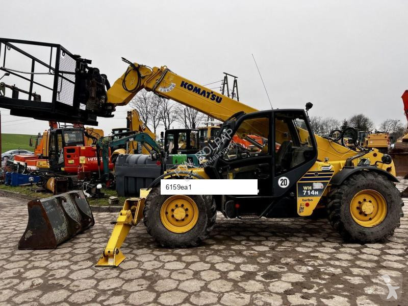 Used Komatsu telescopic handler WH714 H kosz - n°11044089