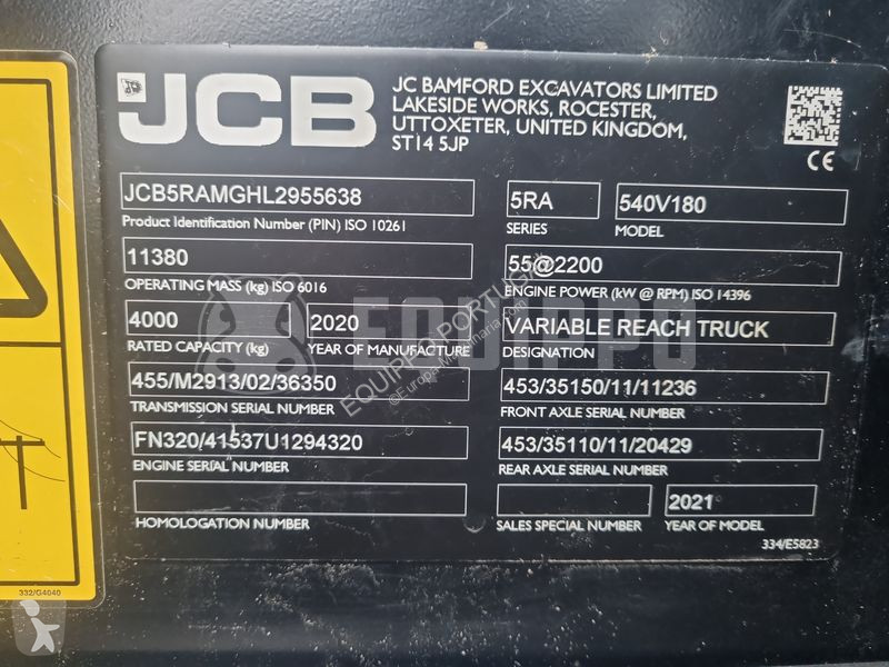 Teleskopický manipulátor JCB 540-180 (18m)