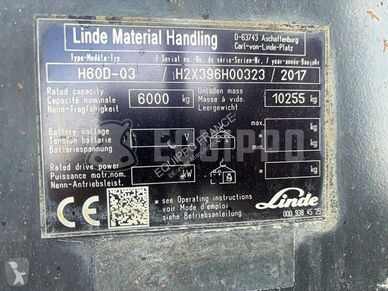 Vysokozdvižný vozík Linde H60D-03