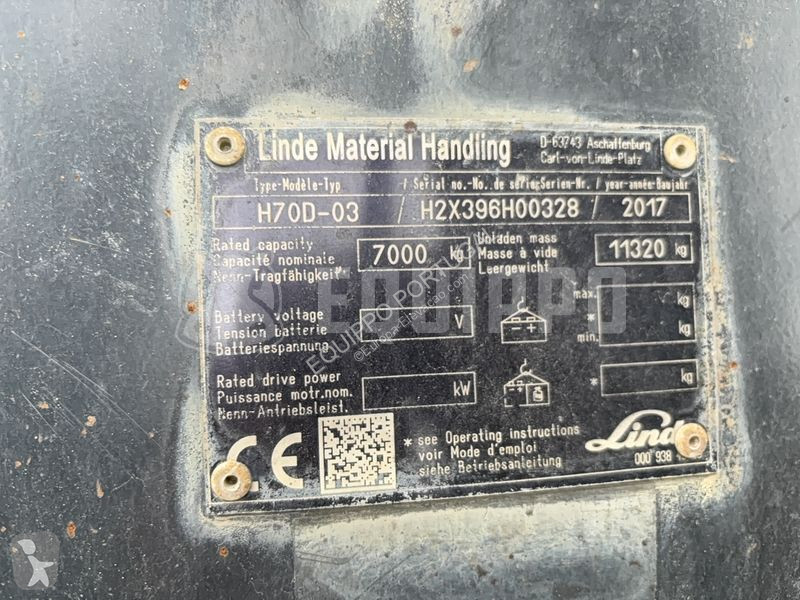 Empilhador telescópico Linde H70D