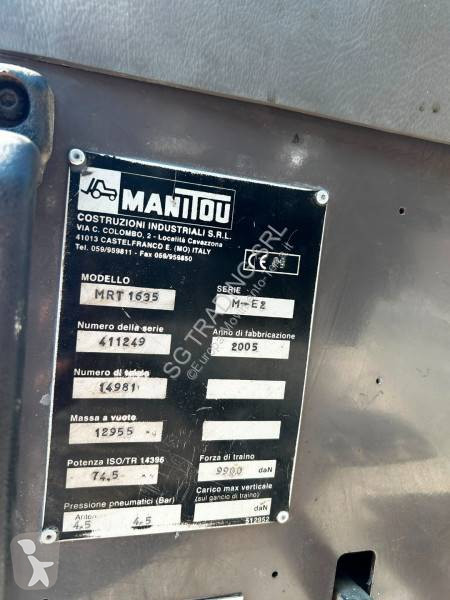 Teleskopický manipulátor Manitou MRT 1635 M-E2