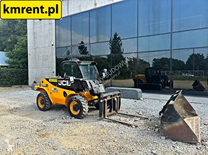 رافعة شوكية تلسكوبية JCB 520-40 4WS ŁADOWARKA...