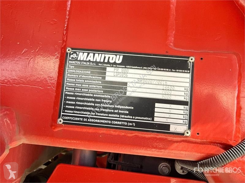 Empilhador braço telescópico  Manitou MRT1840