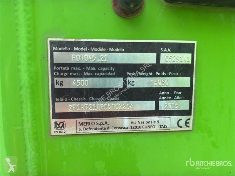 Телескопічний навантажувач Merlo 45.21 Telehandler