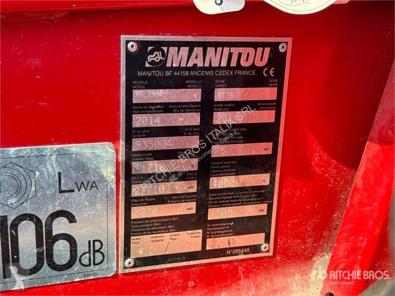 Телескопічний навантажувач Manitou Telehandler...