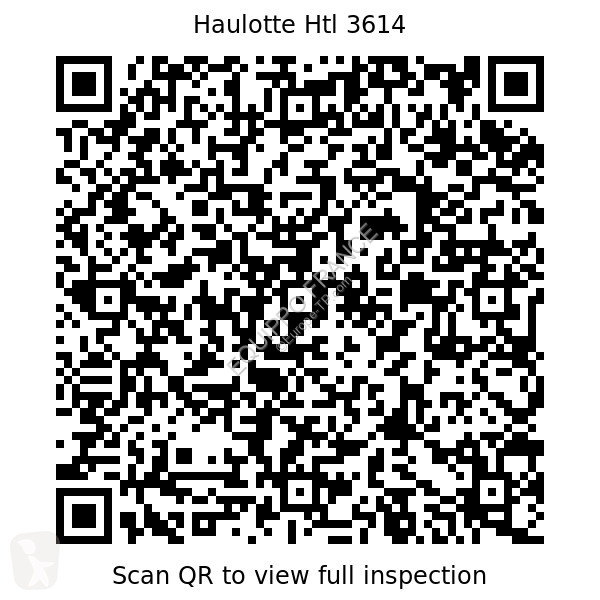 Chariot télescopique Haulotte Htl 3614