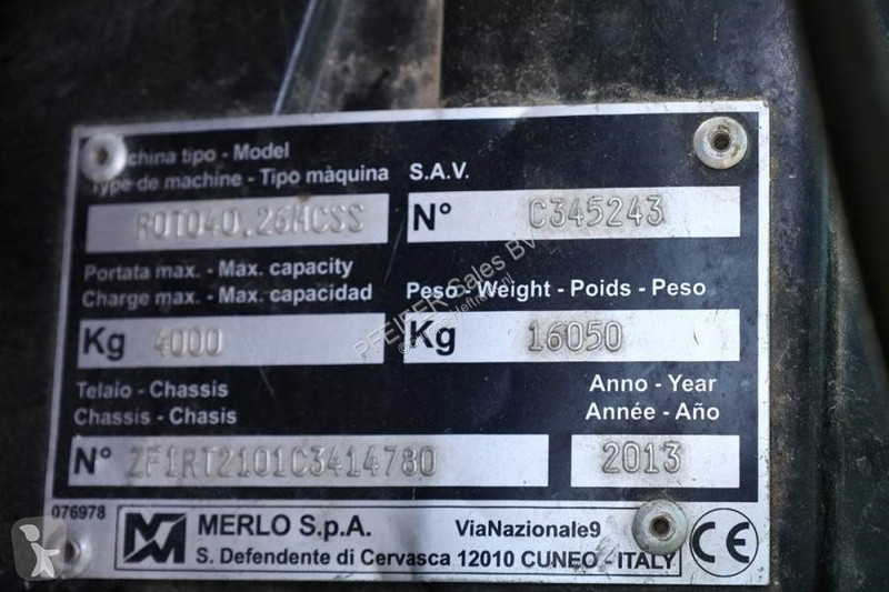 Verreiker Merlo ROTO 40.26 MCSS Equipped With...