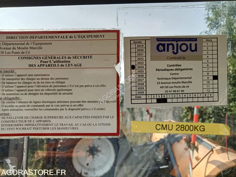 Chariot télescopique Manitou MLT628T